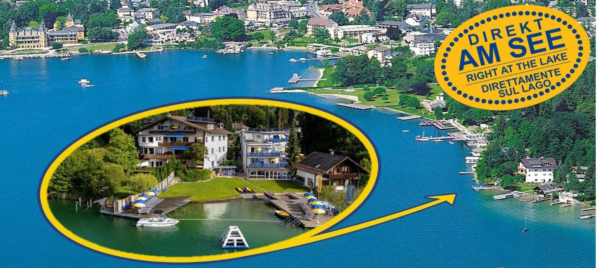 Barry Memle Directly At The Lake Velden am Worthersee Bagian luar foto